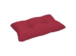 4054673366921 - Loungekissen Xluna Rücken Rot 60x40x12 cm - Beautissu