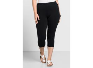 4054697015782 - Große Größen Leggings in Caprilänge schwarz Gr50