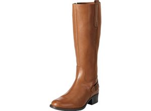 4054697058154 - Große Größen Weitschaftstiefel aus Leder mit Zierschnalle cognac Gr38 4054697058154 - Große Größen Weitschaftstiefel aus Leder mit Zierschnalle cognac Gr38