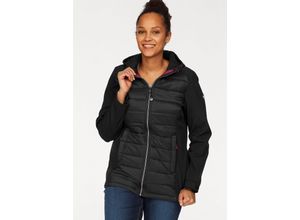 4054697456240 - Große Größen Softshelljacke schwarz Gr50