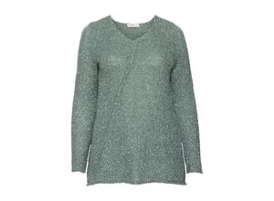 4054697524031 - Große Größen Pullover aus Strukturgarn eukalyptus Gr44 46