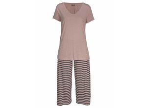 4054697684308 - Große Größen Capri-Pyjama sand Gr44 46