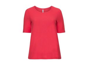 4054697742558 - Große Größen -Shirt mit Halbarm hibiskus Gr48 50