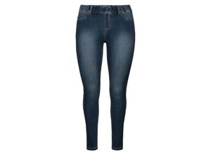 4054697831283 - Große Größen Skinny Power-Stretch-Jeggings mit Stretchbund dark blue Denim Gr44