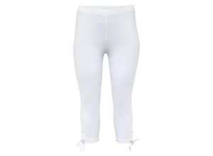 4054697872682 - Große Größen Capri-Leggings mit Schlupfbund weiß Gr48