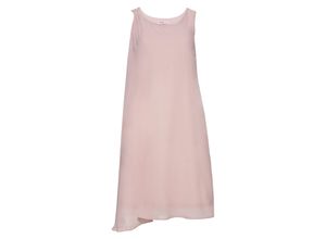 4054697893076 - Große Größen Cocktailkleid aus Chiffon in A-Linie rauchrosé Gr44