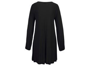 4054697929805 - Große Größen Longshirt schwarz Gr52 54 4054697929805 - Große Größen Longshirt schwarz Gr52 54
