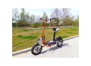 4054748012012 - E-Scooter 1000W mit Smartphone Halterung orange