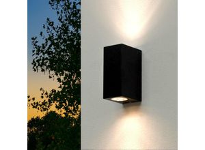 4054755999634 - Up Down Leuchte AALBORG Außen Wandlampe Spot Schwarz - Schwarz 4054755999634 - Up Down Leuchte AALBORG Außen Wandlampe Spot Schwarz - Schwarz