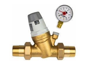 4054827921105 - Caleffi - Druckminderer 1 Zoll Druckreduzierer Druckregler Druckventil Manometer