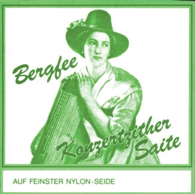 4054829010944 - Bergfee Zither-Saiten Satz 1320 Wiener Stimmung 32-saitiggrÃ¼ne Serie1320-WS32