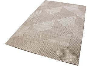 4054898072843 - Teppich ESPRIT Velvet Groove Teppiche Gr B L 160 cm x 225 cm 12 mm 1 St beige Esszimmerteppiche Wohnzimmer