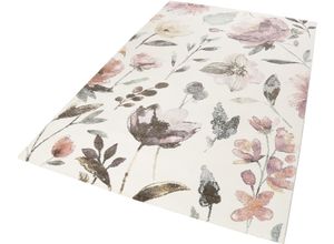 4054898080527 - Teppich WECON HOME Summer Breeze Teppiche Gr B L 160 cm x 225 cm 13 mm 1 St weiß Esszimmerteppiche