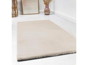 4054898099871 - Hochflor-Teppich ESPRIT Alice Kunstfell Teppiche Gr B L 80 cm x 150 cm 25 mm 1 St beige (creme beige) Esszimmerteppiche Kaninchenfell-Haptik besonders weich und dicht für alle Räume