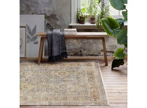 4054898103066 - Teppich WECON HOME SoHo Fashion Teppiche Gr B L 120 cm x 170 cm 7 mm 1 St silberfarben Orientalische Muster Hoch-Tief-Struktur Wohnzimmer