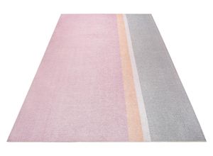 4054898122319 - Teppich ESPRIT Salt River Teppiche Gr B L 160 cm x 230 cm 6 mm 1 St rosa Esszimmerteppiche weicher Kurzflor Wohnzimmer