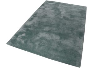 4054898164029 - Hochflor-Teppich ESPRIT Relaxx Teppiche Gr B L 160 cm x 230 cm 25 mm 1 St grün (grün grau) Esszimmerteppiche Wohnzimmer sehr große Farbauswahl weicher dichter Hochflor