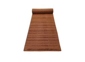 4054898276753 - Läufer ESPRIT Gil Teppiche Gr B L 80 cm x 230 cm 8 mm 1 St braun (terracotta braun) Kurzflor-Läufer handgewebt seidig glänzend schimmernde Farbbrillianz Melangeeffekt
