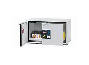 4054923043978 - Sicherheitsunterbauschrank Typ 90 asecos UB-ST-90 1 Schublade 1 Flügeltür Anschlag links Front Lichtgrau B 1102 x T 574 x H 600 mm 4054923043978 - Sicherheitsunterbauschrank Typ 90 asecos UB-ST-90 1 Schublade 1 Flügeltür Anschlag links Front Lichtgrau B 1102 x T 574 x H 600 mm