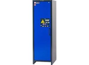 4054923239722 - Asecos Akku-Ladeschrank Typ 90 ION-CHARGE-90 5 Schließfächer B 599 x T 615 x H 1953 mm Anthrazitgrau Enzianblau