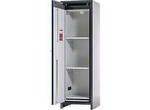 4054923265578 - Asecos Akku-Lagerschrank ION-CORE-90 CS 600 3 Fachböden gelocht + 1 Bodenauffangwanne B 599 x T 615 x H 1953 mm