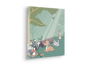 4055065031595 - Leinwandbild Keilrahmenbild - Bambi Life in the Forest - Größe 40 x 40 cm Disney (1 St) bunt