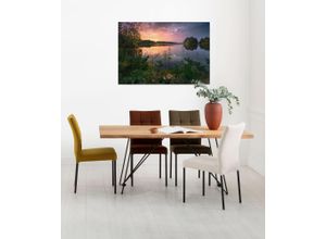 4055065032028 - Leinwandbild KOMAR Abends in Schweden Bilder Gr B H T 90 cm x 60 cm x 2 cm Landschaftsaufnahme Baum-Blätter-Natur-Berge-Blumen-Foto-Jahreszeiten-Landschaft-Meer-Strand-Palmen Querformat 1 St bunt Leinwandbilder 90x60 cm (Breite x Höhe) Keilrahmenbild