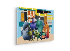 4055065032189 - Leinwandbild Keilrahmenbild - Monsters at Work - Größe 60 x 40 cm Disney (1 St) bunt