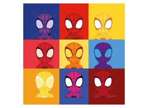 4055065032356 - Leinwandbild Keilrahmenbild - Spidey Symmetry - Größe 30 x 30 cm Disney (1 St) bunt