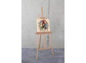 4055065032424 - Leinwandbild Keilrahmenbild - Avengers Strike Back - Größe 40 x 40 cm Disney (1 St) bunt