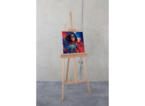 4055065032431 - Leinwandbild Keilrahmenbild - Miss Marvel - Größe 40 x 40 cm Disney (1 St) bunt