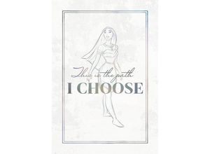 4055065032578 - Leinwandbild Keilrahmenbild - Pocahontas Your Choice - Größe 40 x 60 cm Disney (1 St) schwarz|weiß