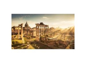 4055065110924 - KOMAR Fototapete Forum Romanum Tapeten Gr B L 5 m x 28 m braun Fototapeten Natur Tapeten