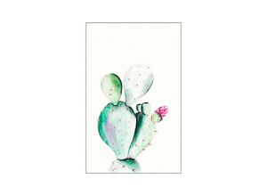 4055065151828 - KOMAR Poster Prickly Pear Watercolor Bilder Kinderzimmer Schlafzimmer Wohnzimmer Gr B H 30 cm x 40 cm Pflanzen-Blätter 1 St bunt Poster