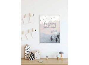 4055065153228 - KOMAR Poster Wild and Free Bilder Kinderzimmer Schlafzimmer Wohnzimmer Gr B H 50 cm x 70 cm Sprüche 1 St bunt Poster 4055065153228 - KOMAR Poster Wild and Free Bilder Kinderzimmer Schlafzimmer Wohnzimmer Gr B H 50 cm x 70 cm Sprüche 1 St bunt Poster