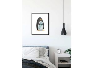 4055065154591 - KOMAR Poster Cute Animal Penguin Bilder Kinderzimmer Schlafzimmer Wohnzimmer Gr B H 40 cm x 50 cm Tiere 1 St bunt Poster