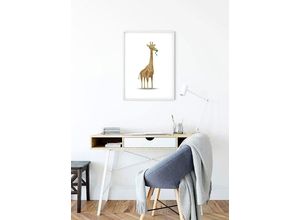 4055065154690 - KOMAR Poster Cute Animal Giraffe Bilder Kinderzimmer Schlafzimmer Wohnzimmer Gr B H 30 cm x 40 cm Tiere 1 St bunt Poster