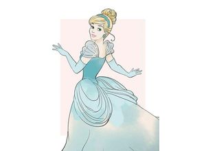 4055065160424 - KOMAR Poster Cinderella Beauty Bilder Kinderzimmer Schlafzimmer Wohnzimmer Gr B H 30 cm x 40 cm Disney 1 St bunt Poster