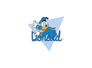 4055065160684 - KOMAR Poster Donald Duck Triangle Bilder Kinderzimmer Schlafzimmer Wohnzimmer Gr B H 40 cm x 50 cm Disney 1 St bunt Poster