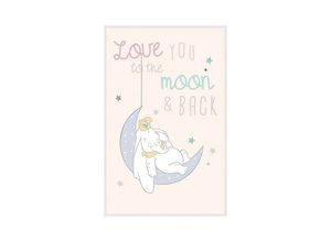 4055065160851 - KOMAR Poster Dumbo Moon Bilder Kinderzimmer Schlafzimmer Wohnzimmer Gr B H 50 cm x 70 cm Disney 1 St bunt Poster