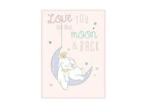 4055065160868 - KOMAR Poster Dumbo Moon Bilder Kinderzimmer Schlafzimmer Wohnzimmer Gr B H 40 cm x 50 cm Disney 1 St bunt Poster