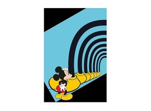 4055065161001 - KOMAR Poster Mickey Mouse Foot Tunnel Bilder Kinderzimmer Schlafzimmer Wohnzimmer Gr B H 50 cm x 70 cm Disney 1 St bunt Poster