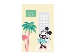 4055065161483 - KOMAR Poster Minnie Mouse Palms Bilder Kinderzimmer Schlafzimmer Wohnzimmer Gr B H 50 cm x 70 cm Disney 1 St bunt Poster