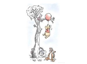 4055065161759 - KOMAR Poster Winnie Pooh Hang on Bilder Kinderzimmer Schlafzimmer Wohnzimmer Gr B H 50 cm x 70 cm Disney 1 St bunt Poster