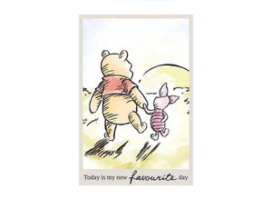 4055065161902 - KOMAR Poster Winnie Pooh Today Bilder Kinderzimmer Schlafzimmer Wohnzimmer Gr B H 50 cm x 70 cm Disney 1 St bunt Poster