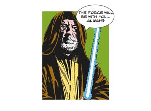 4055065163357 - Bild KOMAR Star Wars Classic Comic Quote Obi Wan bunt (farbe bild(er) bunt) B40cm H50cm Papier Holz Bilder Wandbild zur Dekoration im Kinderzimmer - ohne Rahmen 4055065163357 - Bild KOMAR Star Wars Classic Comic Quote Obi Wan bunt (farbe bild(er) bunt) B40cm H50cm Papier Holz Bilder Wandbild zur Dekoration im Kinderzimmer - ohne Rahmen