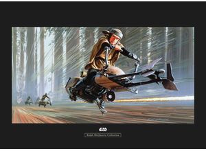 4055065163913 - KOMAR Poster Star Wars Classic RMQ Endor Speeder Bilder Gr B H 70 cm x 50 cm Star Wars bunt Poster Bilder