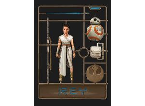 4055065165221 - KOMAR Poster Star Wars Toy Rey Bilder Gr B H 50 cm x 70 cm Star Wars bunt Poster Bilder