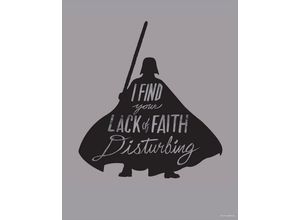 4055065190803 - KOMAR Wandbild Star Wars Silhouette Quotes Vader Bilder Kinderzimmer Schlafzimmer Wohnzimmer Gr B H 40 cm x 50 cm Kunstdruck-Bild-Poster-Wandbild 1 St bunt Kunstdrucke