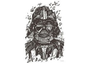 4055065190940 - KOMAR Wandbild Star Wars Darth Vader Drawing Bilder Kinderzimmer Schlafzimmer Wohnzimmer Gr B H 50 cm x 70 cm Kunstdruck-Bild-Poster-Wandbild 1 St bunt Kunstdrucke